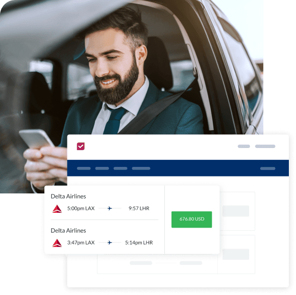 man on the go with Certify Travel
