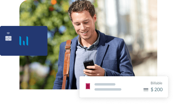 End-to-end expense management illustration