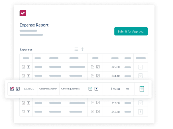 certify expense report display